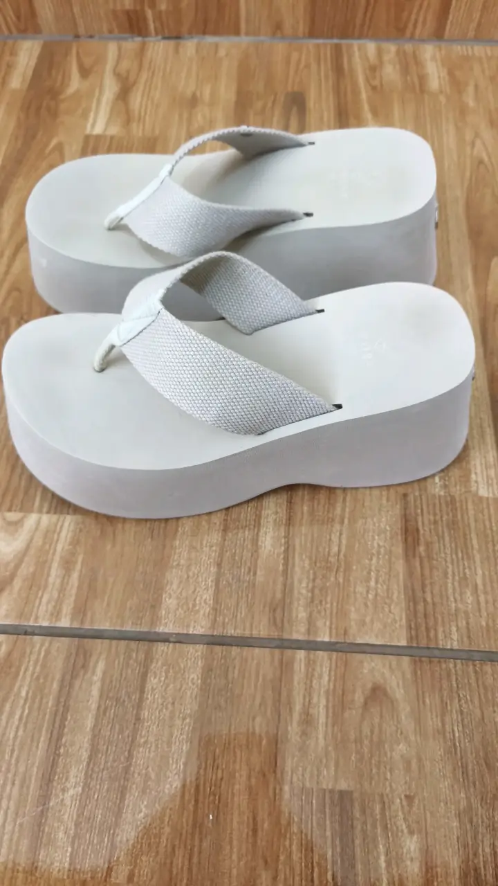 Sandalias plataforma beige C Moran - 3
