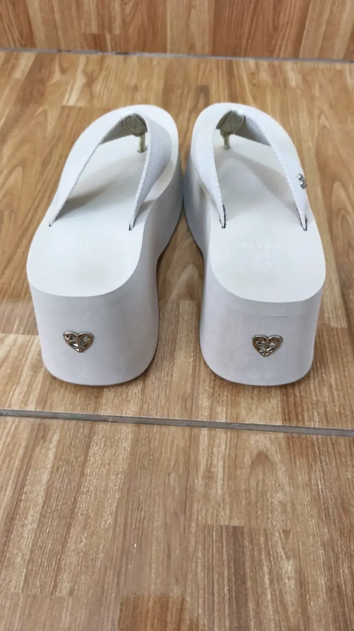 Sandalias plataforma beige C Moran - 4