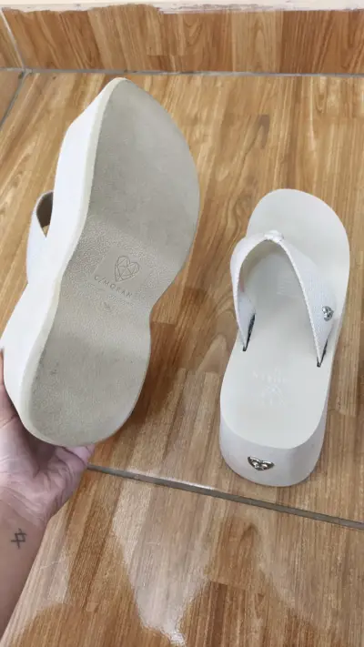 Sandalias plataforma beige C Moran - miniatura 5