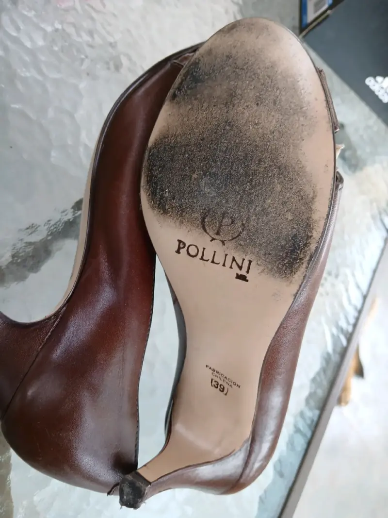 Zapatos de cuero marrón - 4