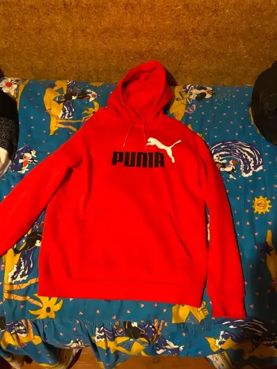 Polerón rojo Puma con capucha - miniatura 2