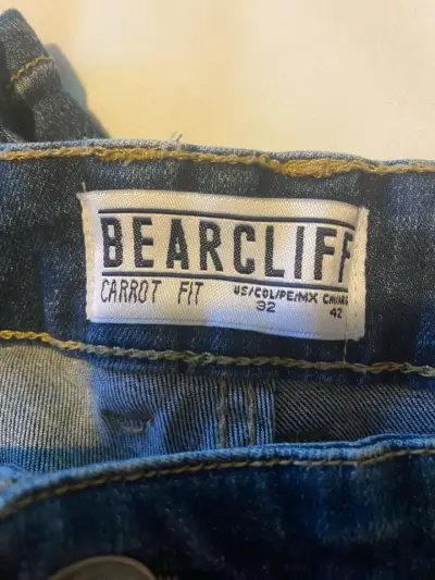 Jeans azul oscuro Bearcliff para hombre - miniatura 3
