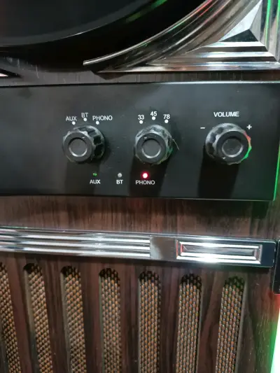 Jukebox retro con luces LED Polaroid - miniatura 2