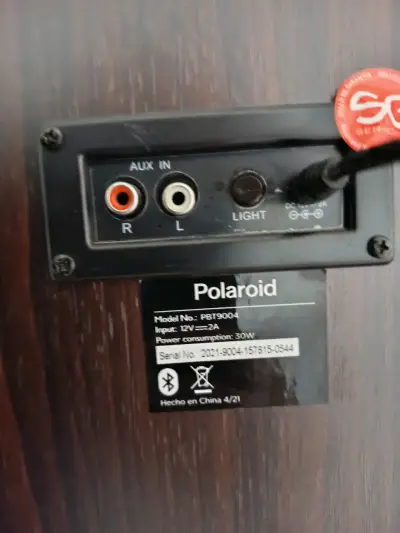 Jukebox retro con luces LED Polaroid - miniatura 3