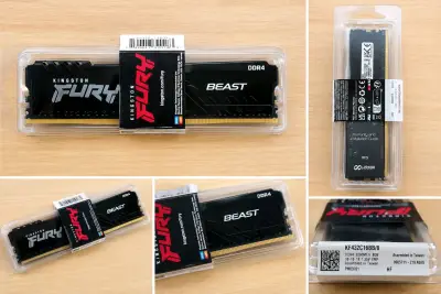 Memoria RAM Kingston Fury Beast DDR4 8GB - miniatura 1