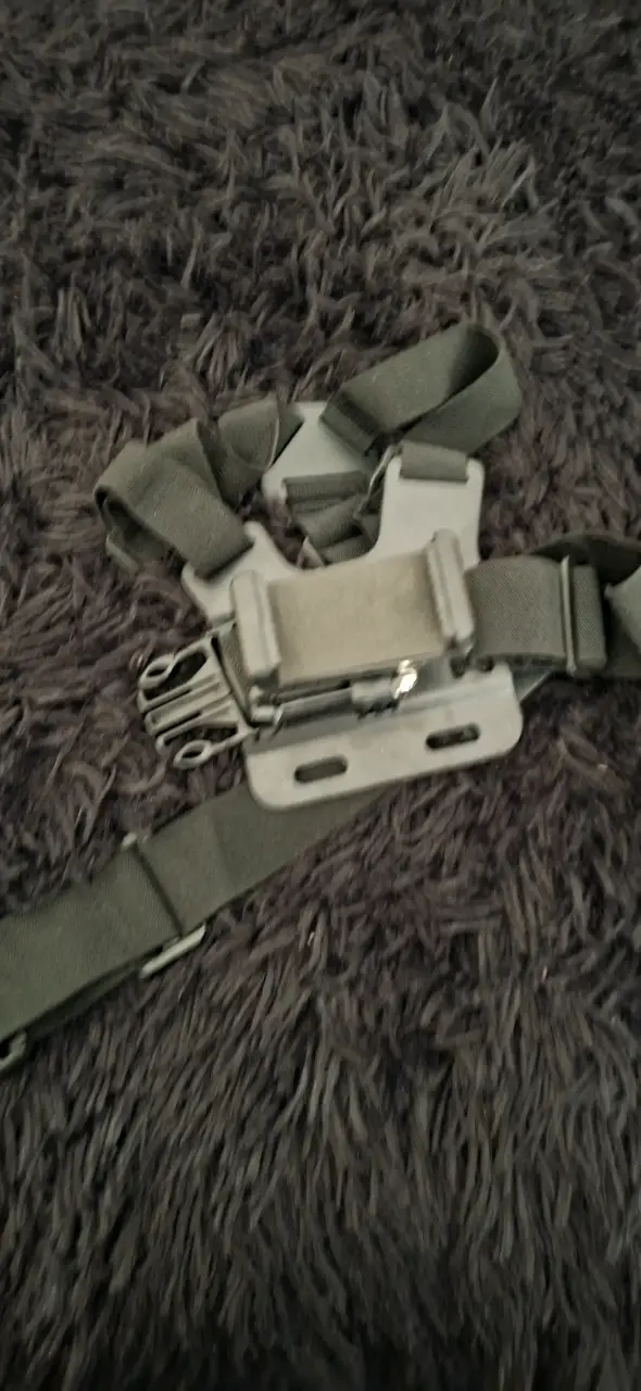Arnés táctico ajustable verde militar