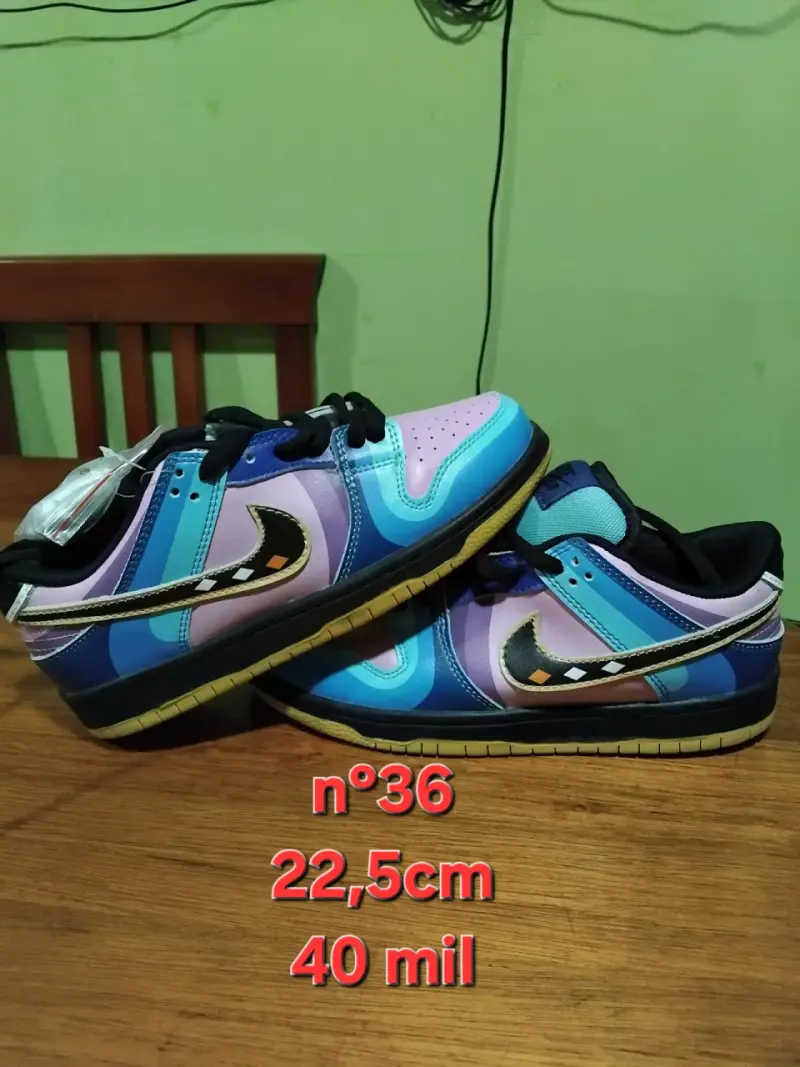 Zapatillas deportivas Nike azul talla 38 - 3