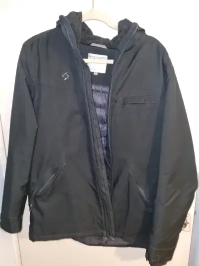 Chaqueta negra Doite Heritage con capucha - miniatura 1