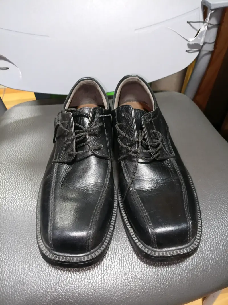 Zapatos formales de cuero negro para hombre - 3
