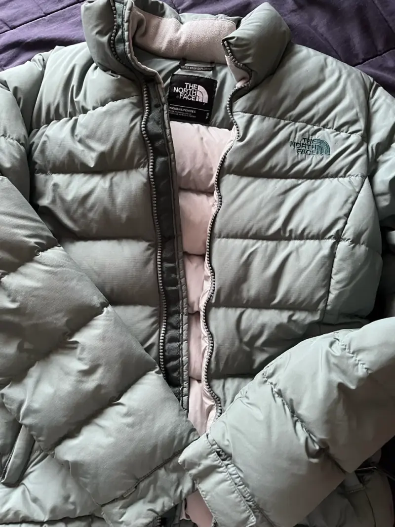 Chaqueta acolchada The North Face verde - 1