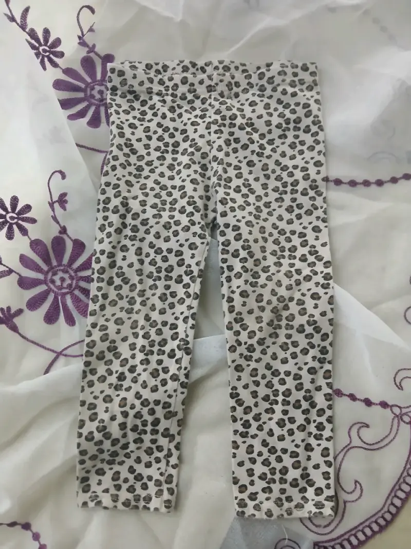 Leggings infantiles estampado leopardo
