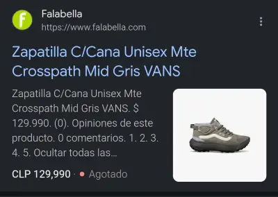 Zapatillas Vans grises de hombre - miniatura 4