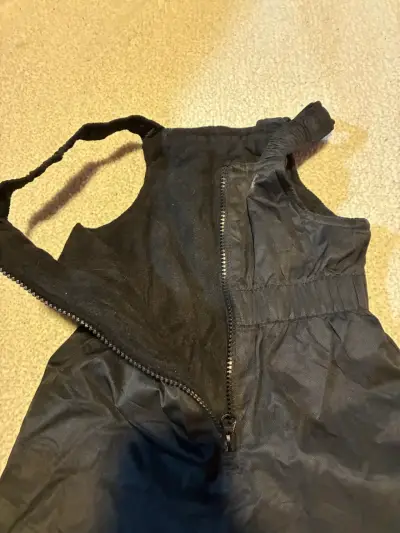 Pantalón de nieve infantil negro T2 - miniatura 2