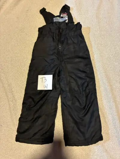 Pantalones de nieve para niños negros - miniatura 1