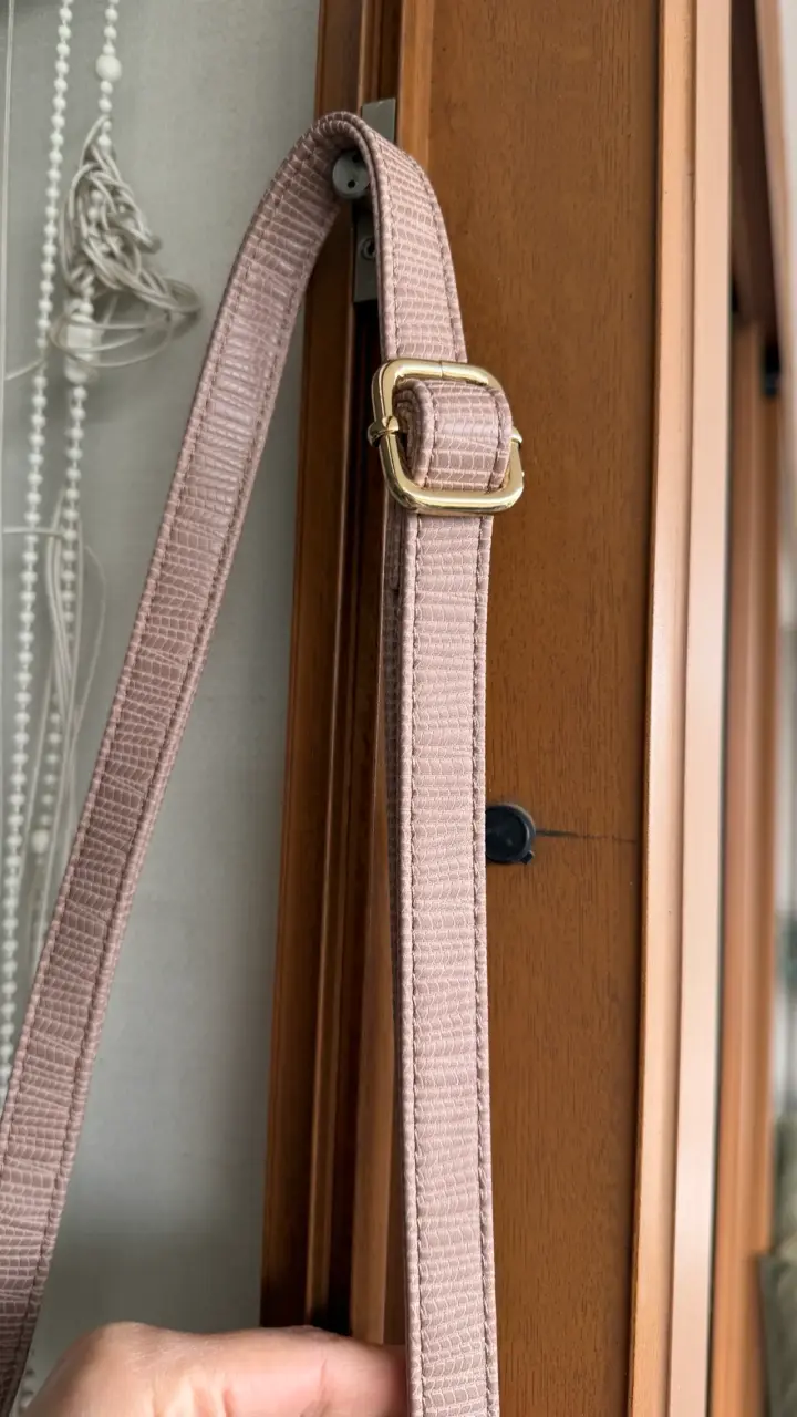 Cartera de mano beige elegante - 6