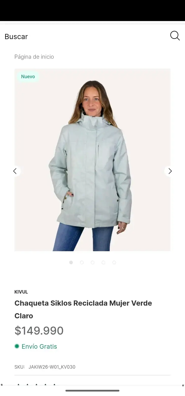 Chaqueta beige impermeable - 2