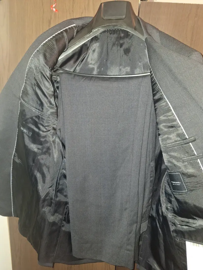 Traje Marengo 100% Lana Súper - 5