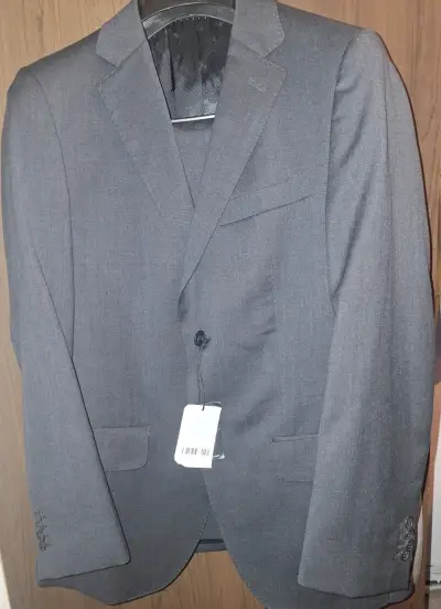 Traje Marengo 100% Lana Súper - miniatura 6
