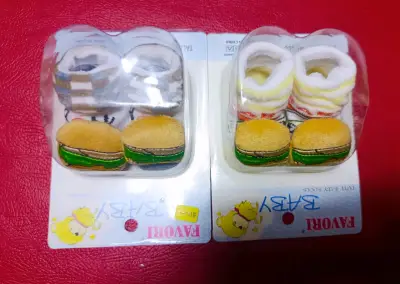 Set de calcetines de bebé con diseños de animales - miniatura 6