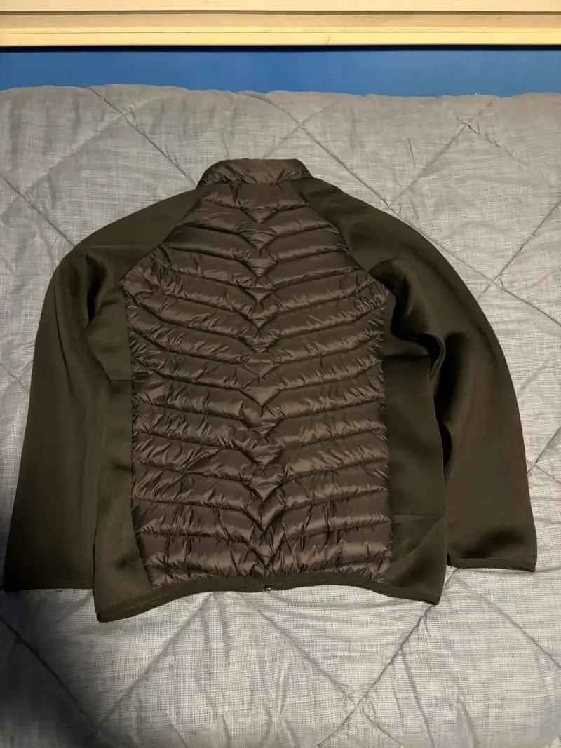 Chaqueta acolchada marrón para hombre - 1