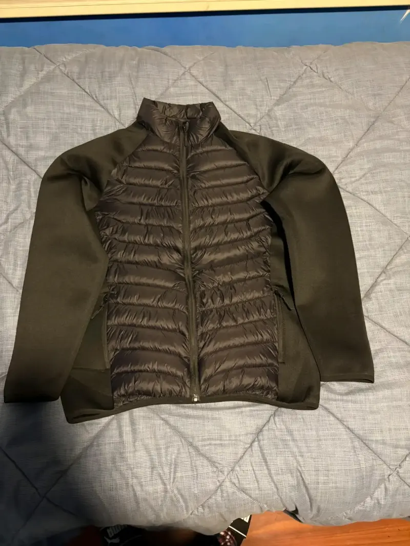 Chaqueta acolchada marrón para hombre - 2