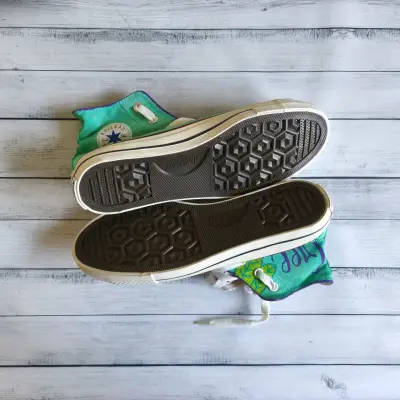 Zapatillas con temática cristiana, pintadas a mano - miniatura 6