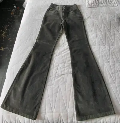 Pantalón de pana marrón para mujer - miniatura 3
