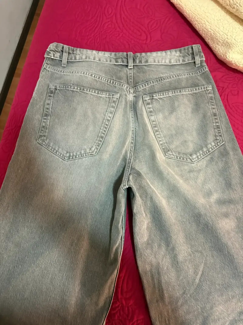 Jeans zara cintura doblada mujer - 4