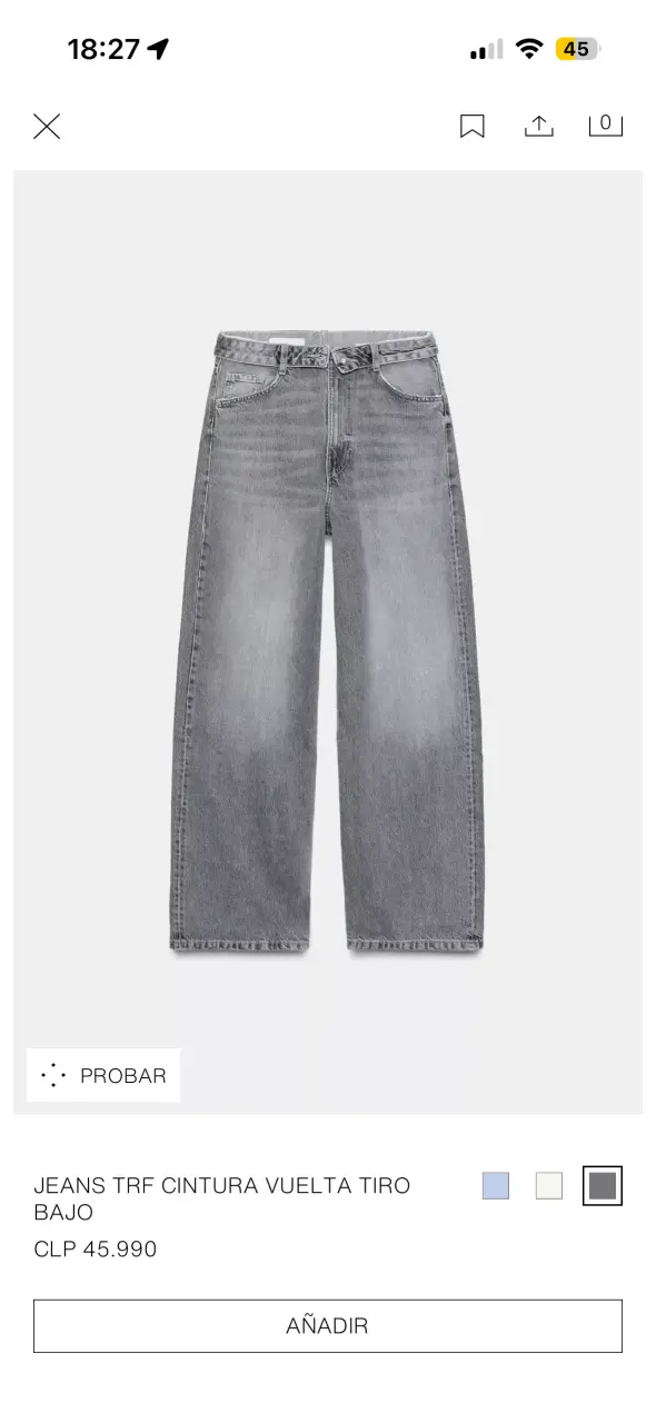 Jeans zara cintura doblada mujer - 5