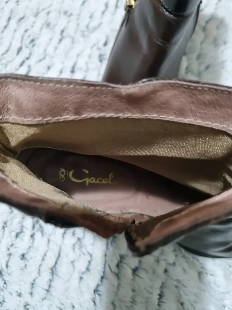 Botas de cuero marrón Gacel - 1