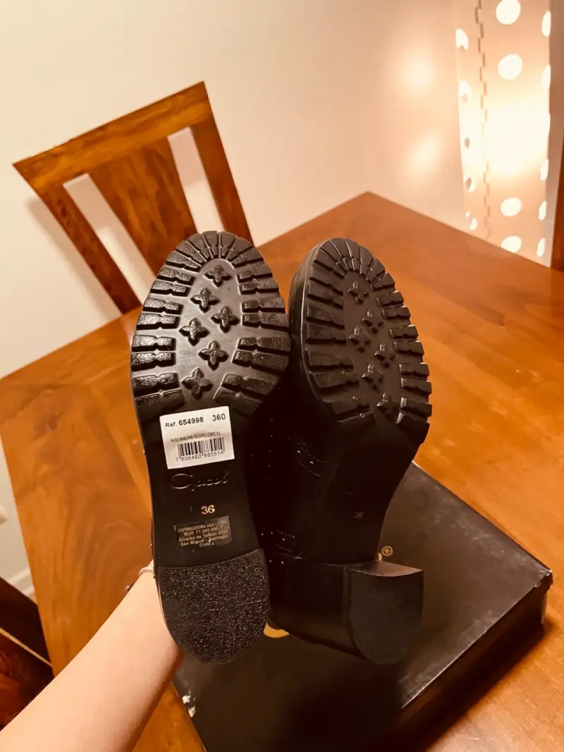 Zapatos de cuero negro Gacel para mujer - 2