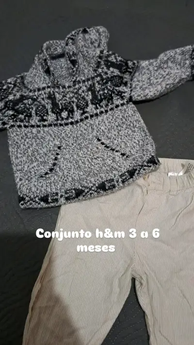Conjunto H&M para bebé 3 a 6 meses - miniatura 1