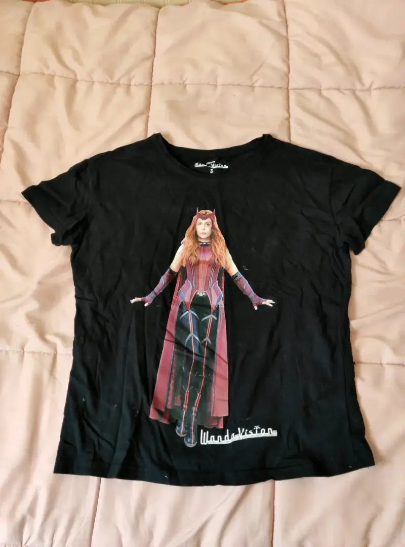 Polera negra WandaVision mujer talla S