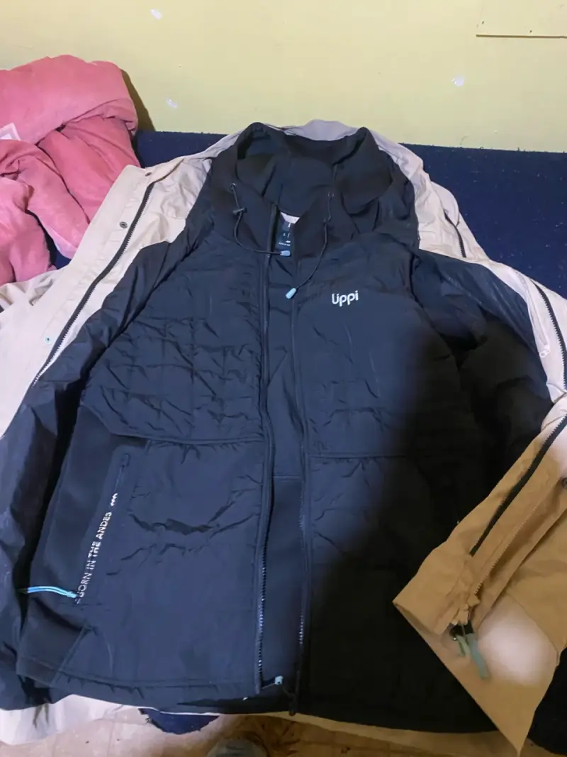 Parka beige Upp con capucha - 3