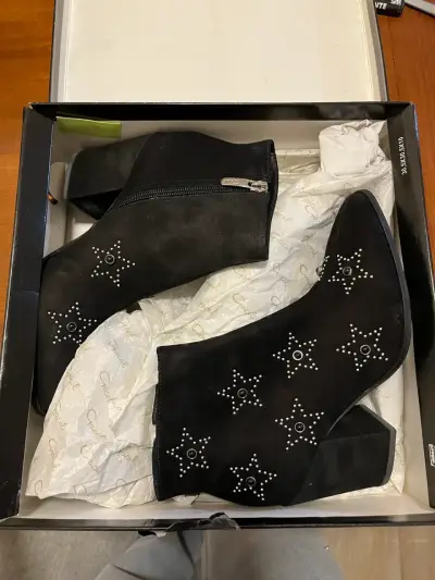 Botines de Gamuza con tachas en forma de estrella - miniatura 3