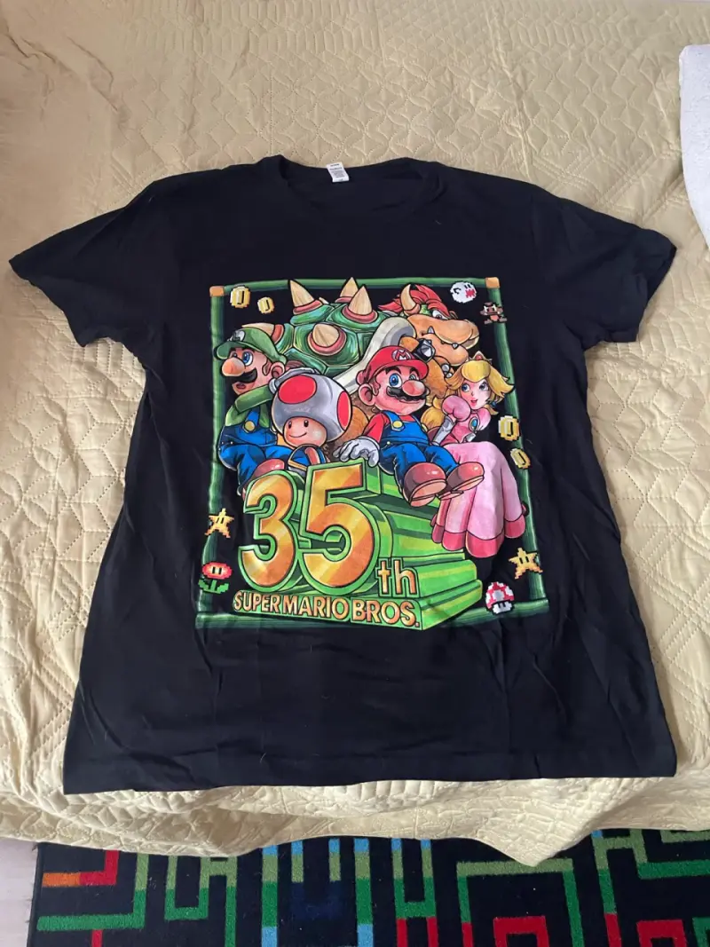 Polera Super Mario Bros 35 Aniversario - 1