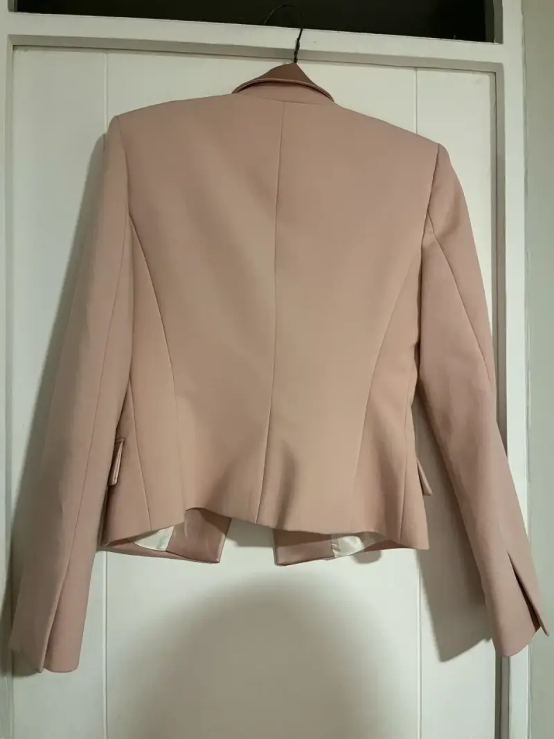 Blazer Rosa Pálido elegante Zara para mujer - 4