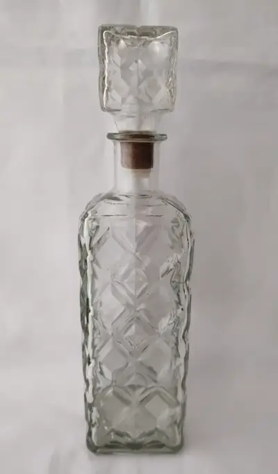 Botella Vintage Decorativa De Coleccion - miniatura 1