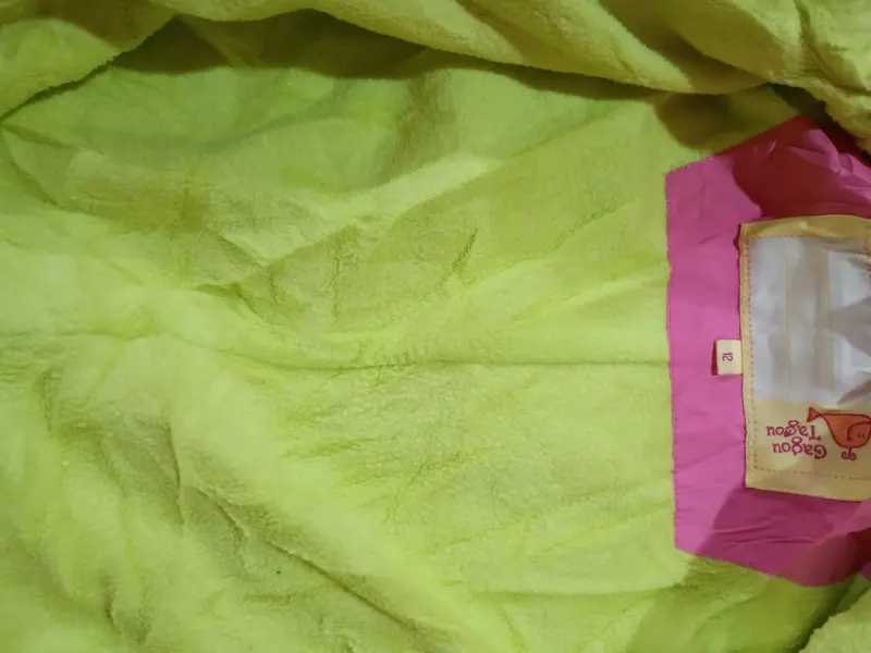 Enterito de invierno para bebé rosa con capucha - 4
