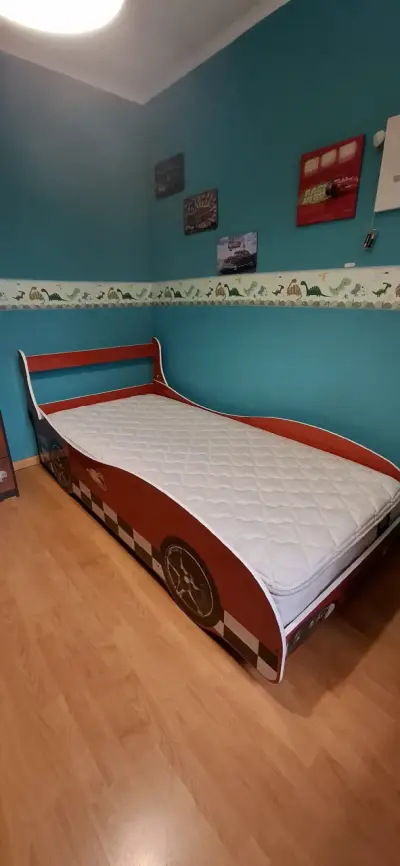 Cama infantil temática auto de carreras - miniatura 2