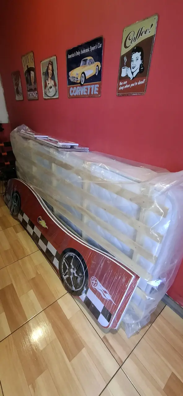 Cama infantil temática auto de carreras - 3