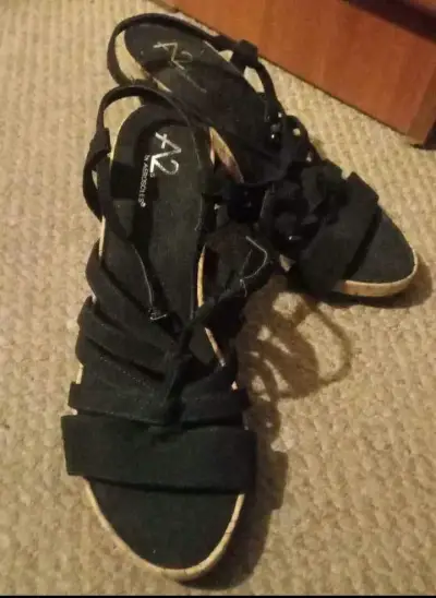 Zapatos abiertos con taco - miniatura 1