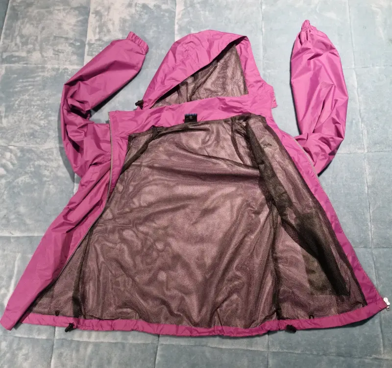 Chaqueta impermeable Columbia rosa talla S - 3