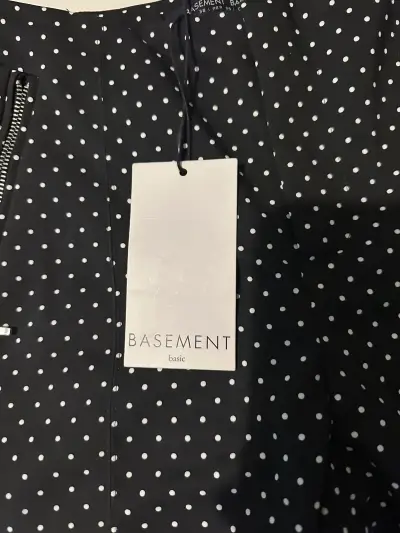 Pantalones Basement negros con lunares - miniatura 4