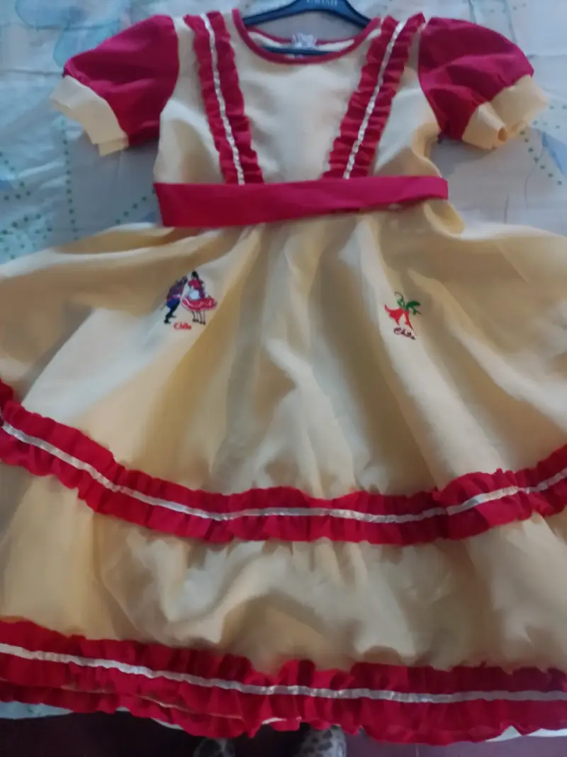 Vestido folclórico chileno para niña - 2