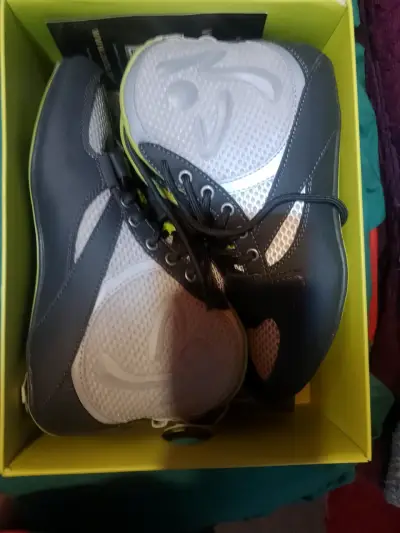 Zapatillas deportivas Zumba gris y verde - miniatura 2