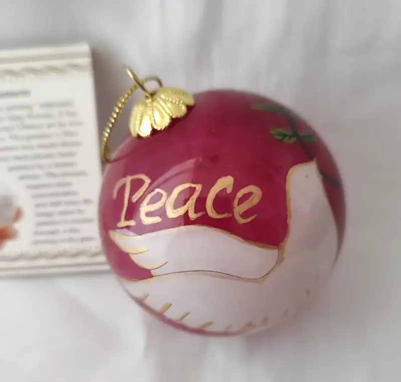Adorno navideño Li Bien pintado a mano - 3