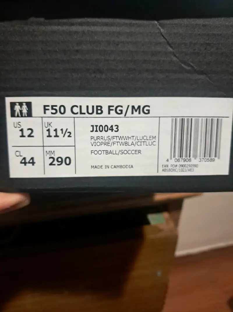 Zapatillas deportivas Adidas F50 moradas - 3