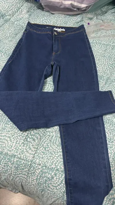 Jeans azul oscuro Sybilla para mujer - miniatura 2