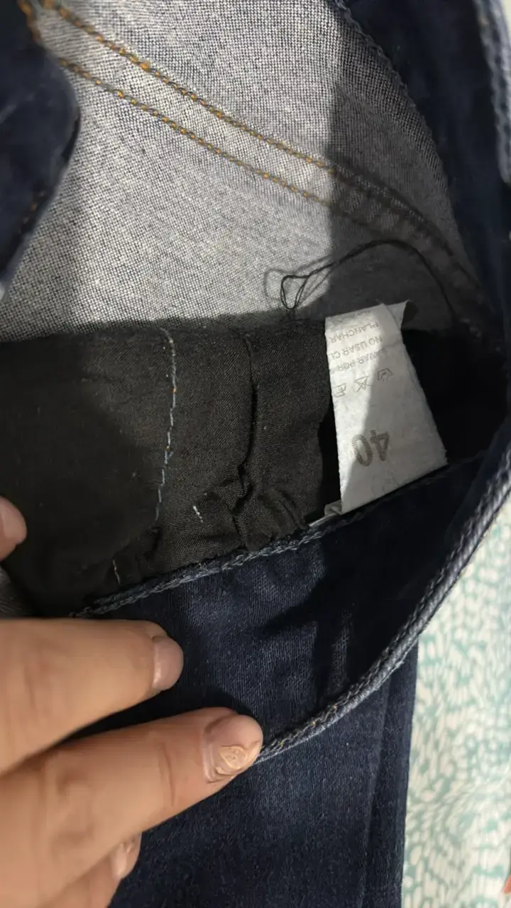 Jeans azul desgastados para mujer - 3